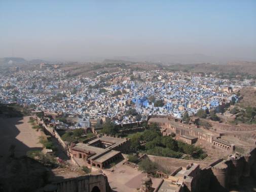 Jodhpur vue de la citadelle